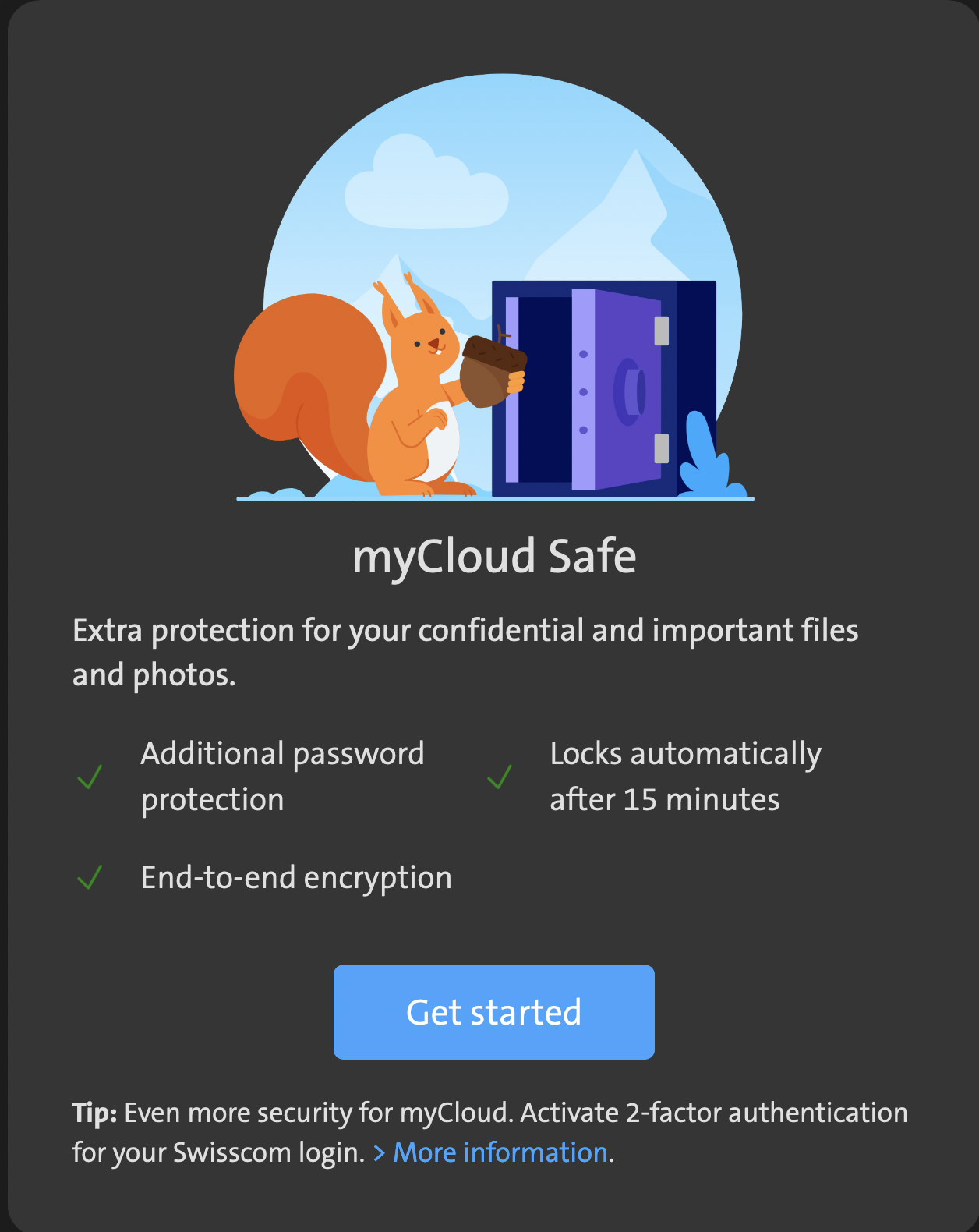 MyCloud Safe Initialization Page